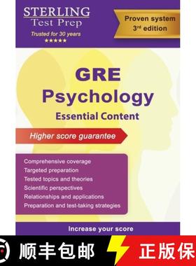 【3-4周达】GRE Psychology: Comprehensive Review for GRE Psychology Subject Test [9798885571951]