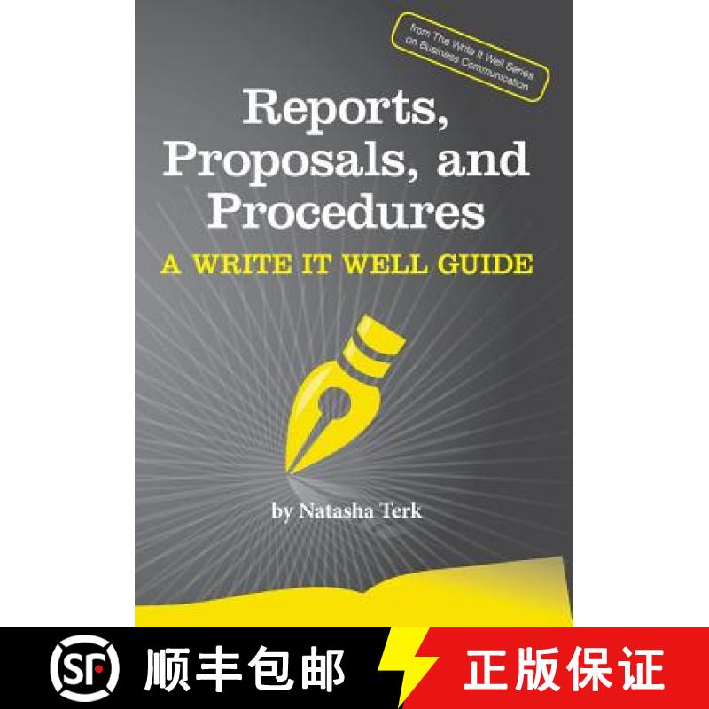 【2-3周达】Reports, Proposals, and Procedures [9780991595723]