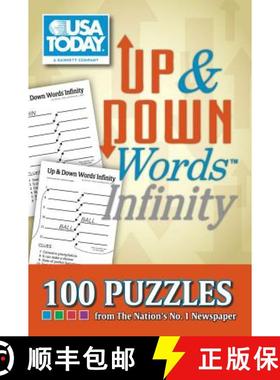 【3-4周达】USA Today Up & Down Words Infinity, 19: 100 Puzzles from the Nation's No. 1 Newspaper [9781449410018]