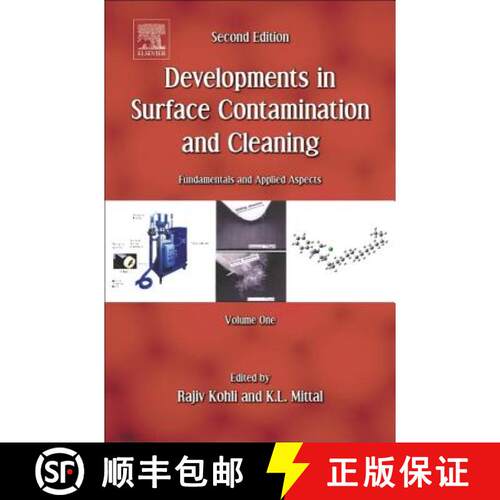 【3-4周达】精装 Developments in Surface Contamination and Cleaning, Vol. 1: Fundamentals and Applied ... [9780323299602]