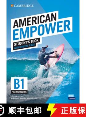 【3-4周达】American Empower Pre-Intermediate/B1 Student's Book with Digital Pack [9781108849692]
