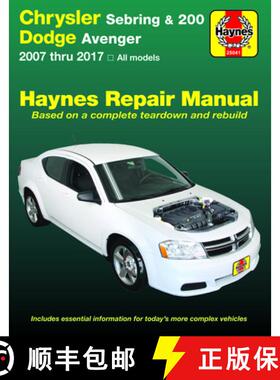 【3-4周达】Chrysler Sebring 2007 Thru 2010, Sebring Convertible 2008 Thru 2010, Chrysler 200 2011 Thr... [9781620923306]