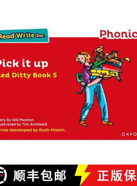 【3-4周达】Read Write Inc. Phonics: Pick It Up (Red Ditty Book 5) [9780198371236]