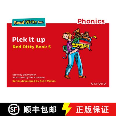 【3-4周达】Read Write Inc. Phonics: Pick It Up (Red Ditty Book 5) [9780198371236]