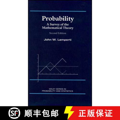 【3-4周达】精装 Probability: A Survey Of The Mathematical Theory, Second Edition [Wiley统计学] [9780471154075]