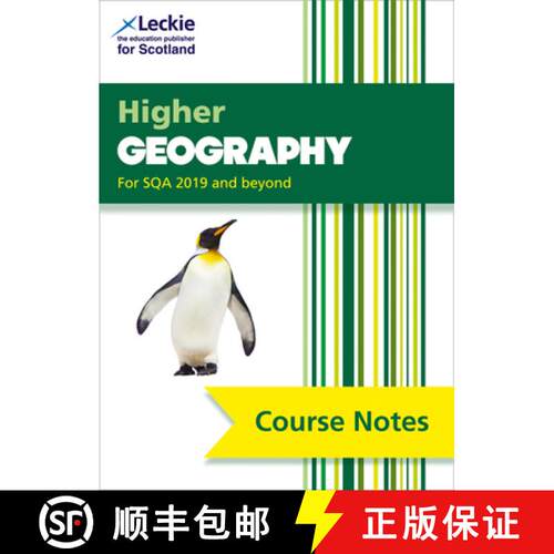 【3-4周达】Student Book for Sqa Exams - Higher Geography Course Notes (Second Edition): For Curriculu... [9780008383480]