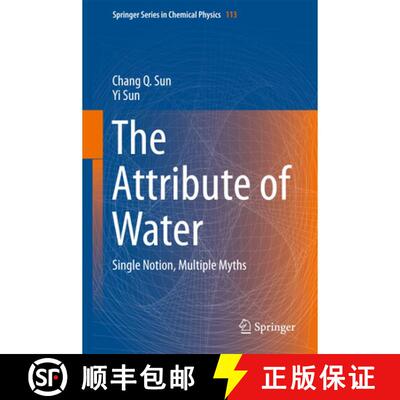【3-4周达】精装 The Attribute of Water : Single Notion, Multiple Myths (1st ed. 2016) [9789811001789]