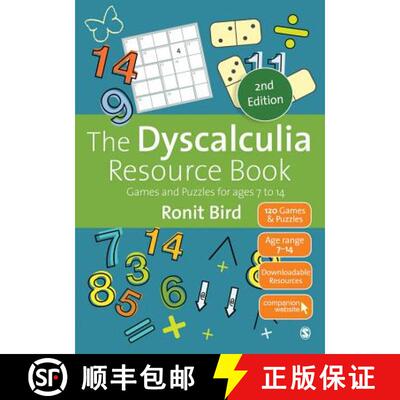 现货 适合计算障碍儿童的资料集 The Dyscalculia Resource Book: Games and Puzzles for Ages 7 to 14 [9781473975002]