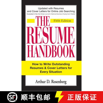 【3-4周达】The Resume Handbook: How to Write Outstanding Resumes and Cover Letters for Every Situation [9781598694598]