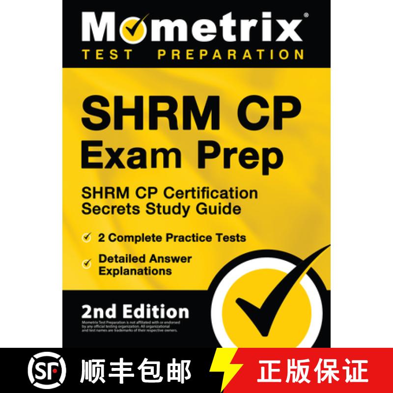 【3-4周达】Shrm Cp Exam Prep - Shrm Cp Certification Secrets Study Guide, 2 Complete Practice Tests, ... [9781516715367]