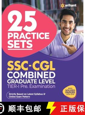 【3-4周达】25 Practice Sets Ssc Combined Graduate Level Tier 1 Pre Exam 2021 [9789325294684]