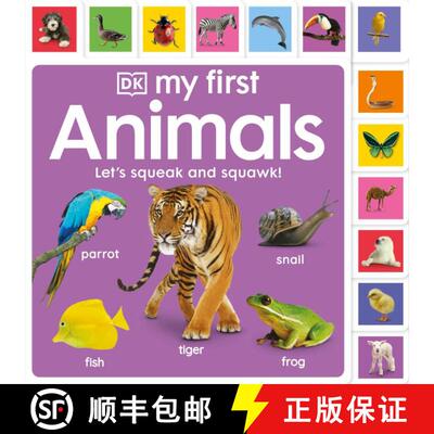 【3-4周达】My First Animals: Let's Squeak and Squawk! [9780744058451]