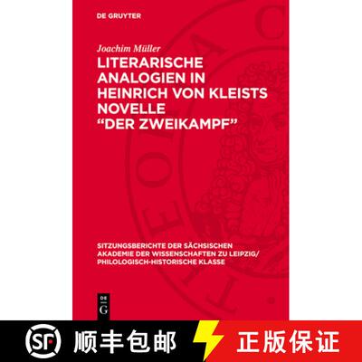 【3-4周达】Literarische Analogien in Heinrich Von Kleists Novelle Der Zweikampf [9783112726280]