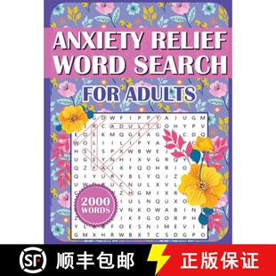 【3-4周达】Anxiety Relief Word Search Book For Adults: Large Print Puzzles for Adults, Teens, and Sen... [9780645784930]