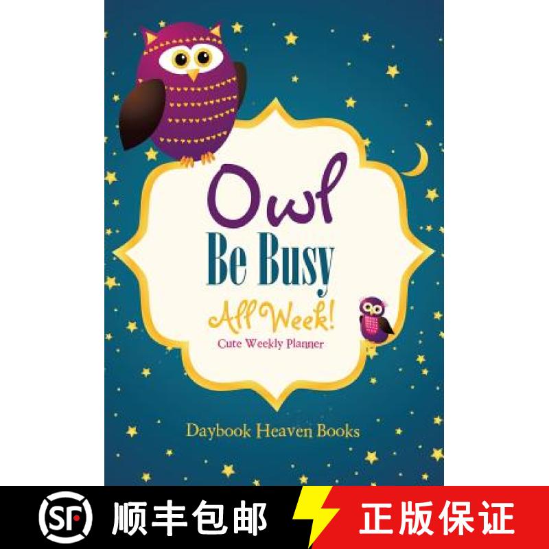 【2-3周达】Owl Be Busy All Week! Cute Weekly Planner [9781683236139]