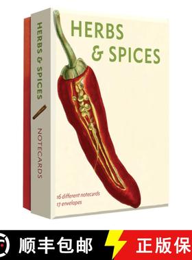 【3-4周达】Herbs and Spices Detailed Notecard Set: Detailed Notes [9780789254641]