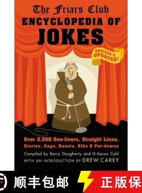 【3-4周达】Friars Club Encyclopedia of Jokes: Revised and Updated! Over 2,000 One-Liners, Straight Li... [9781579128043]