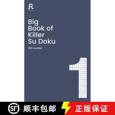 【3-4周达】Big Book of Killer Su Doku Book 1: a bumper killer sudoku book for adults containing 300 p... [9781913602130]