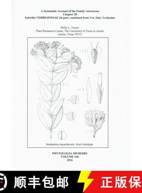 预订 The Comps of Mexico: A Systematic Account of the Family Asteraceae, Chapter 20 [9780996046374]