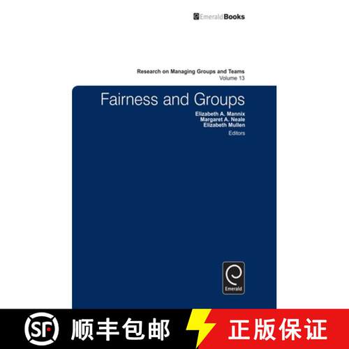 【3-4周达】精装 Fairness and Groups [9780857241610]