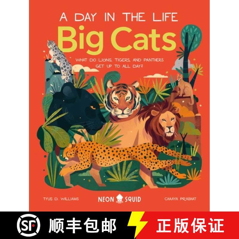 【3-4周达】Big Cats (a Day in the Life): What Do Lions, Tigers, and Panthers Get Up to All Day? [9781684492077]