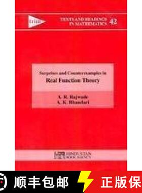 【3-4周达】Surprises and Counterexamples in Real Function Theory (Text and Readings in Mathematics/ 42) [9789380250168]