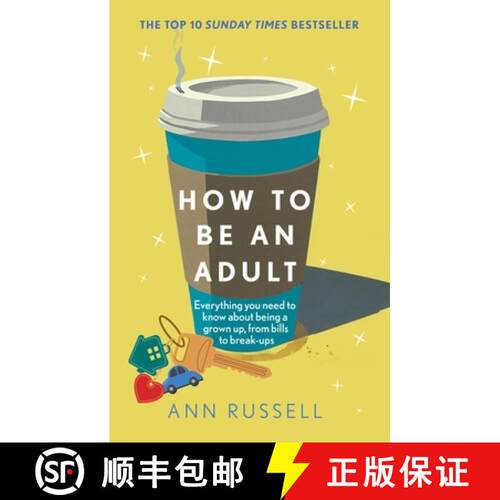 【3-4周达】精装 How to be an Adult : Everything you need to know about being a grown up, from bills t... [9781035429042]