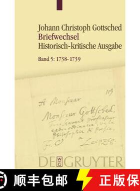 【3-4周达】1738- Juni 1739：Unter Einschluß des Briefwechsels von Luise Adelgunde Victorie Gottsched [9783110258646]