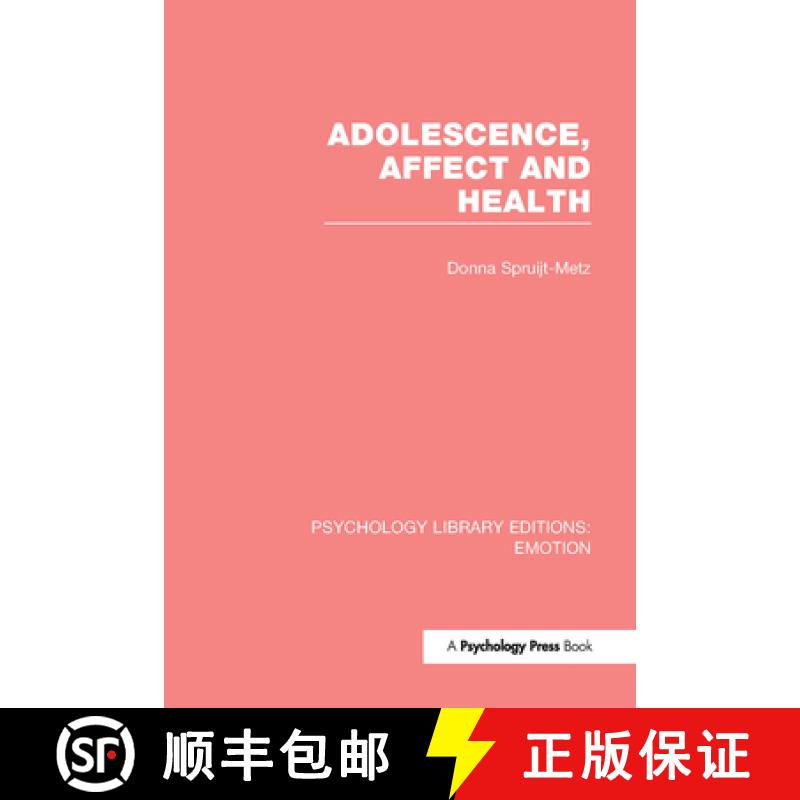 【3-4周达】Adolescence, Affect and Health (PLE: Emotion) [9781138806177]