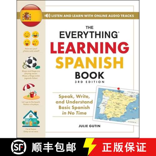 【3-4周达】The Everything Learning Spanish Book, 3rd Edition : Speak, Write, and Understand Basic Spa... [9781507225226]