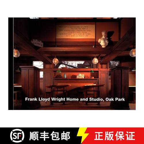 【3-4周达】Frank Lloyd Wright Home and Studio, Oak Park (Opus 23) [9783930698233]
