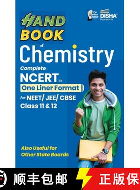【3-4周达】HandBook of Chemistry - Complete NCERT in One Liner Format for NEET/ JEE/ CBSE Class 11 & 12 [9789355641557]