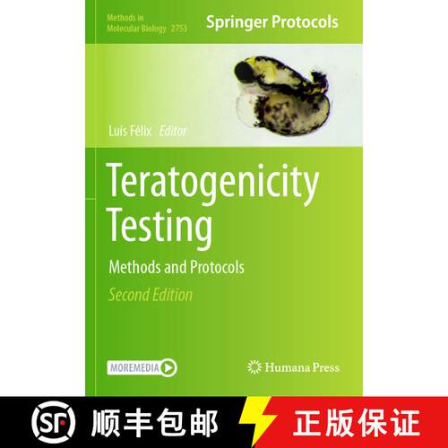 【3-4周达】Teratogenicity Testing: Methods and Protocols (Second Edition 2024) [9781071636275]