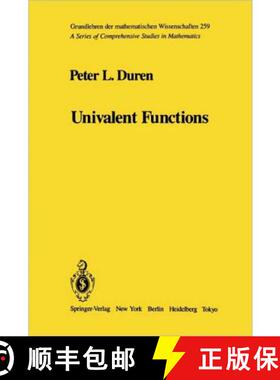 【3-4周达】Univalent Functions [9781441928160]