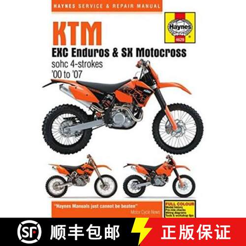 【3-4周达】KTM EXC Enduros & SX Motocross sohc 4–strokes (00 – 07) [9780857339591]