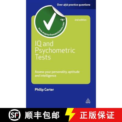 【3-4周达】IQ and Psychometric Tests – Assess Your Personality Aptitude and Intelligence [9780749461966]
