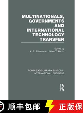 【3-4周达】Multinationals, Governments and International Technology Transfer (Rle International Busin... [9781138007925]