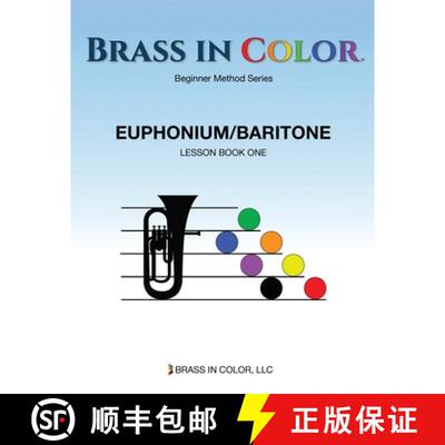 【3-4周达】Brass in Color: Euphonium/Baritone Book 1 [9781732025257]