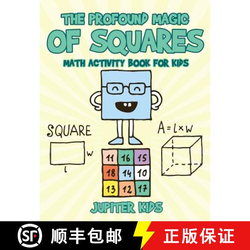 【3-4周达】The Profound Magic of Squares - Math Activity Book for Kids [9781541932951]