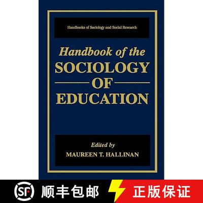 【3-4周达】Handbook of the Sociology of Education [9780306462382]