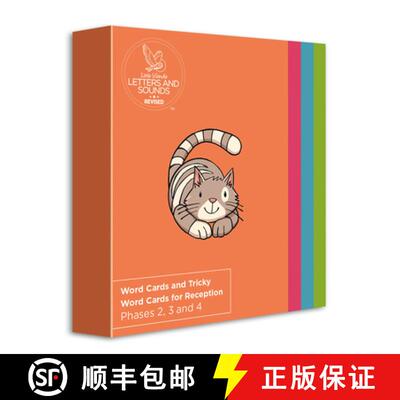 【3-4周达】Word Cards and Tricky Word Cards for Reception (ready-to-use cards): Phases 2, 3 and 4 [9780008563714]