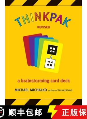 【3-4周达】Thinkpak Cards: A Brainstorming Card Deck [9781580087728]