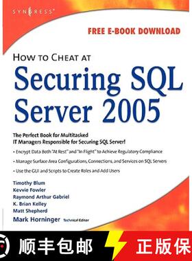 【3-4周达】How to Cheat at Securing SQL Server 2005 [9781597491969]