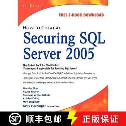 【3-4周达】How to Cheat at Securing SQL Server 2005 [9781597491969]
