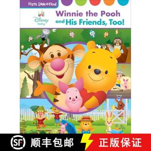 the His Disney Winnie Find 预订 Look Pooh Baby Too Friends and 9798765409770 First