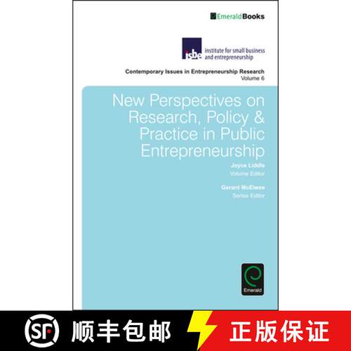【3-4周达】精装 New Perspectives on Research, Policy & Practice in Public Entrepreneurship [9781785608216]