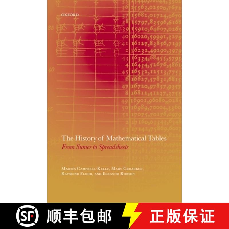 【2-3周达】The History of Mathematical Tables: From Sumer to Spreadsheets [9780198508410]