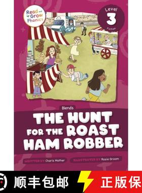 预订 The Hunt for the Roast Ham Robber: Level 3 (Blends) [9798893590715]