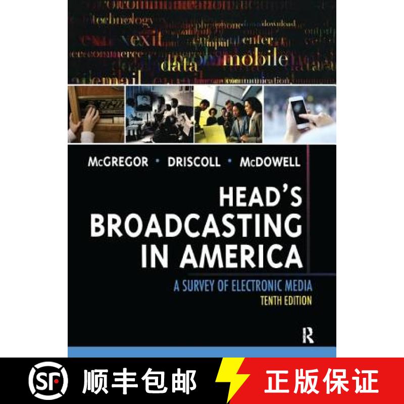 【3-4周达】Head's Broadcasting in America: A Survey of Electronic Media (1-download) [9781138408302]