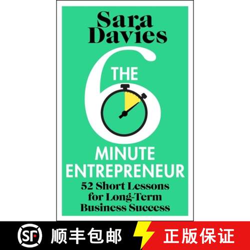 【3-4周达】精装 The Six-Minute Entrepreneur : 52 Short Lessons for Long-Term Business Success [9781911709633]